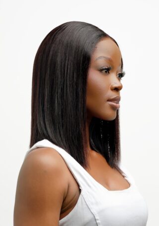 12″ Glueless Double Drawn Straight Bob