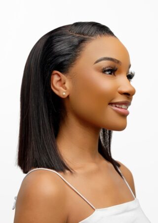 12″ Full Frontal Double Drawn Straight Bob