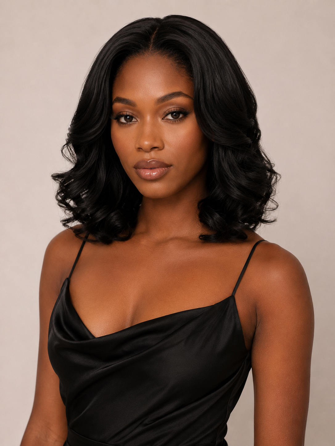 LaDina Double Drawn Bouncy Curl Bob Wig